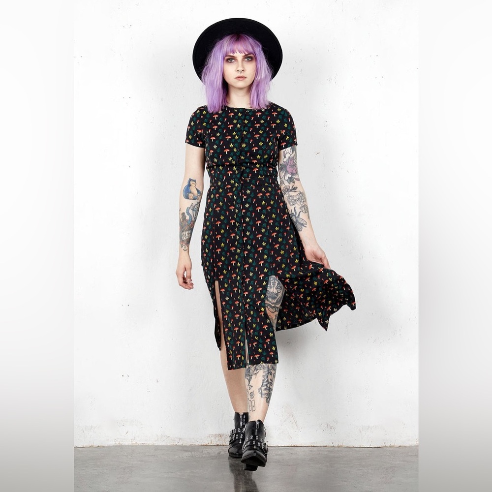 Disturbia Toadstool Midi Dress US 4 / UK 8